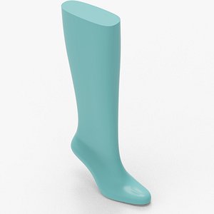 woman boot last 3D model