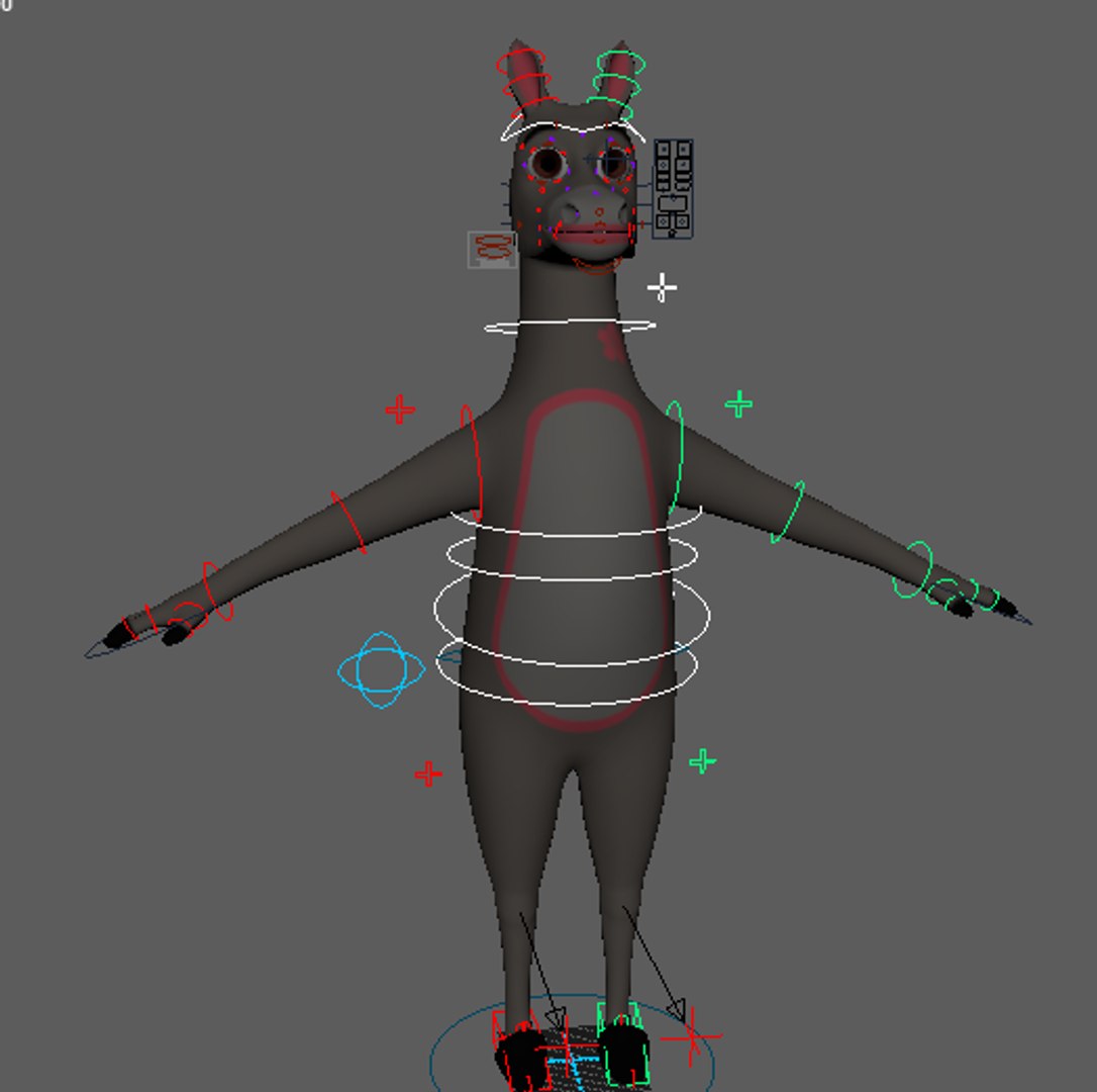 Stylized Female Donkey Rigged 3D - TurboSquid 2011706