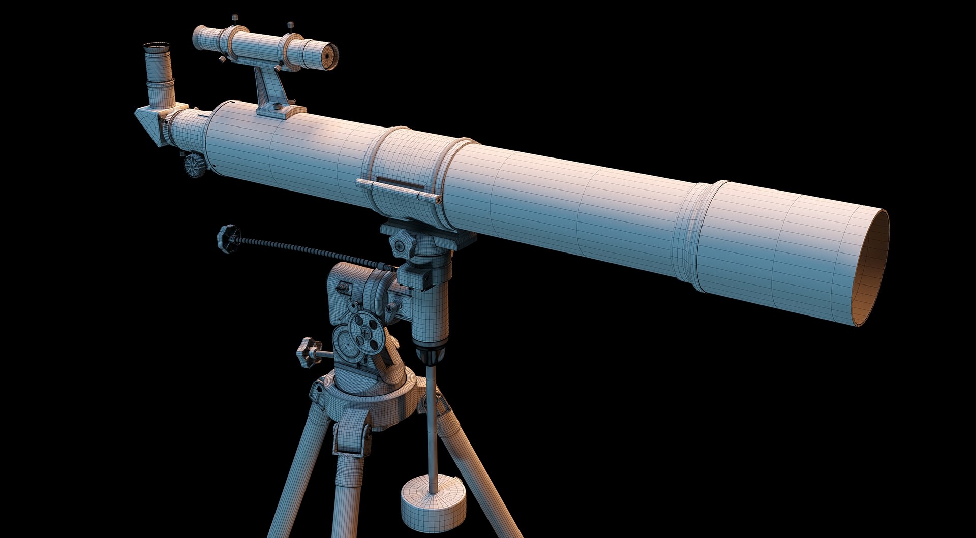 Telescope 3D Model - TurboSquid 2027906