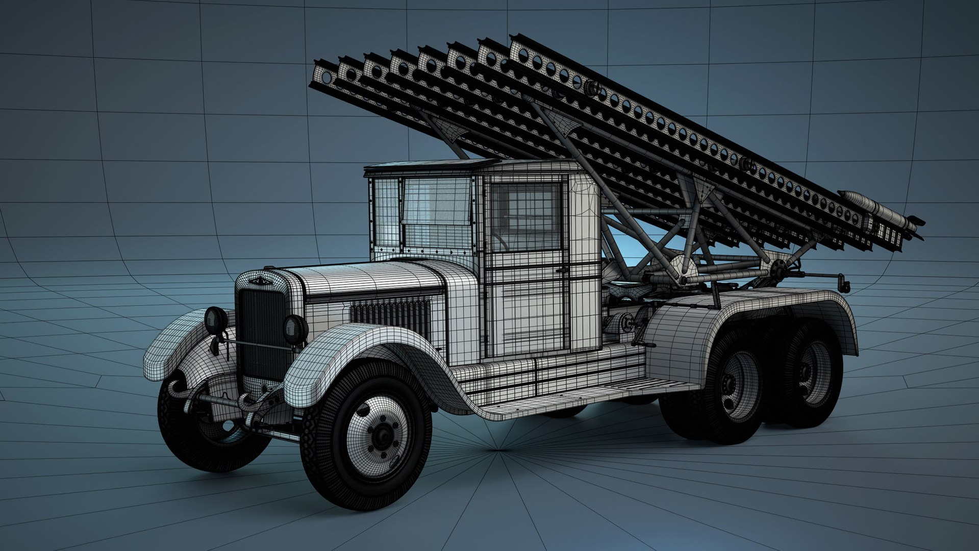 BM-13 Katyusha High-Poly 3D Model - TurboSquid 2197421