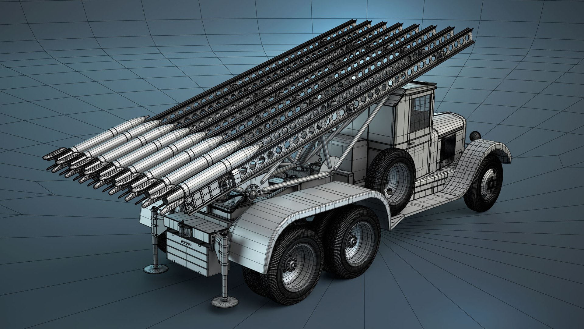 BM-13 Katyusha High-Poly 3D Model - TurboSquid 2197421
