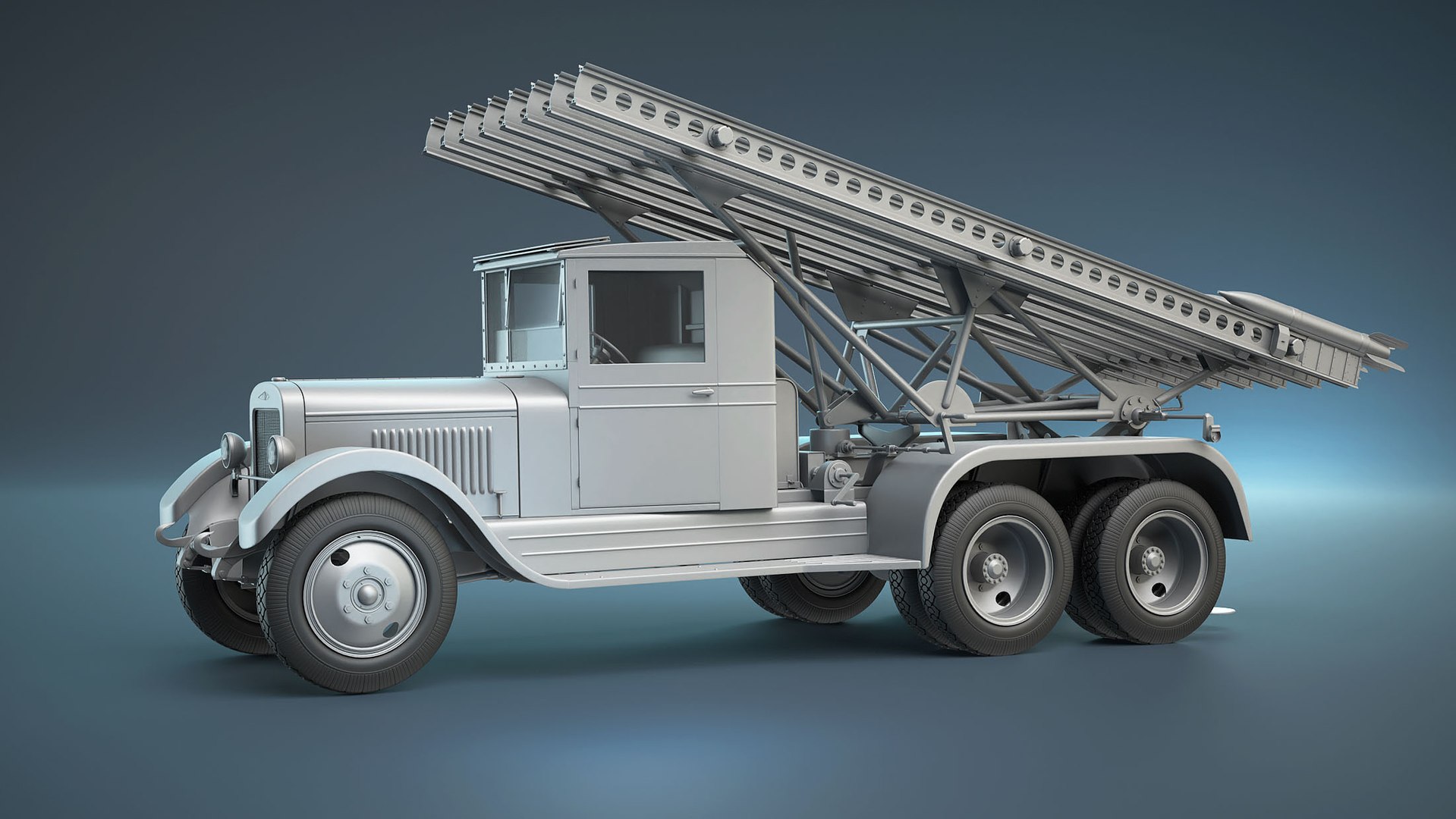 BM-13 Katyusha High-Poly 3D Model - TurboSquid 2197421