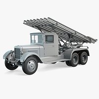 BM-13 Katyusha High-Poly
