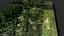 3D landscape bushes fields terrain patch 2 PBR photogrammetry