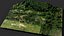 3D landscape bushes fields terrain patch 2 PBR photogrammetry