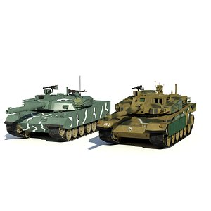 3D Korean main battle tank PACK model