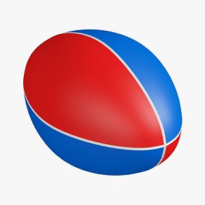 3D rugby ball