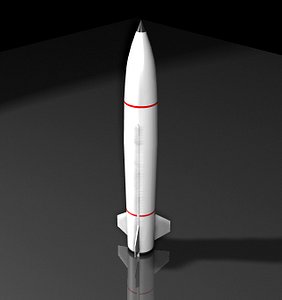 kickback rocket 3d model