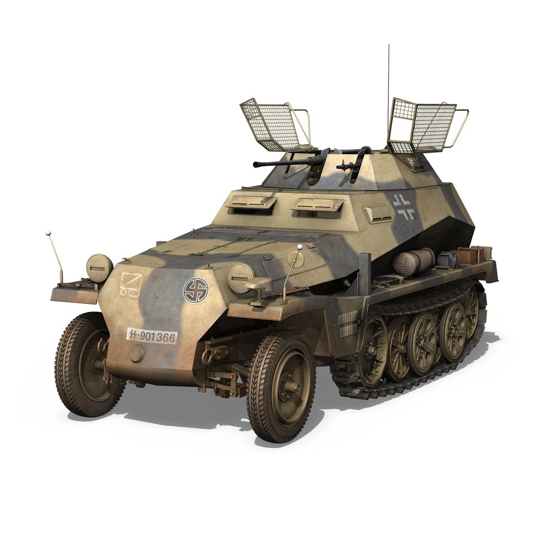 Sd Kfz 250 9 3d Model