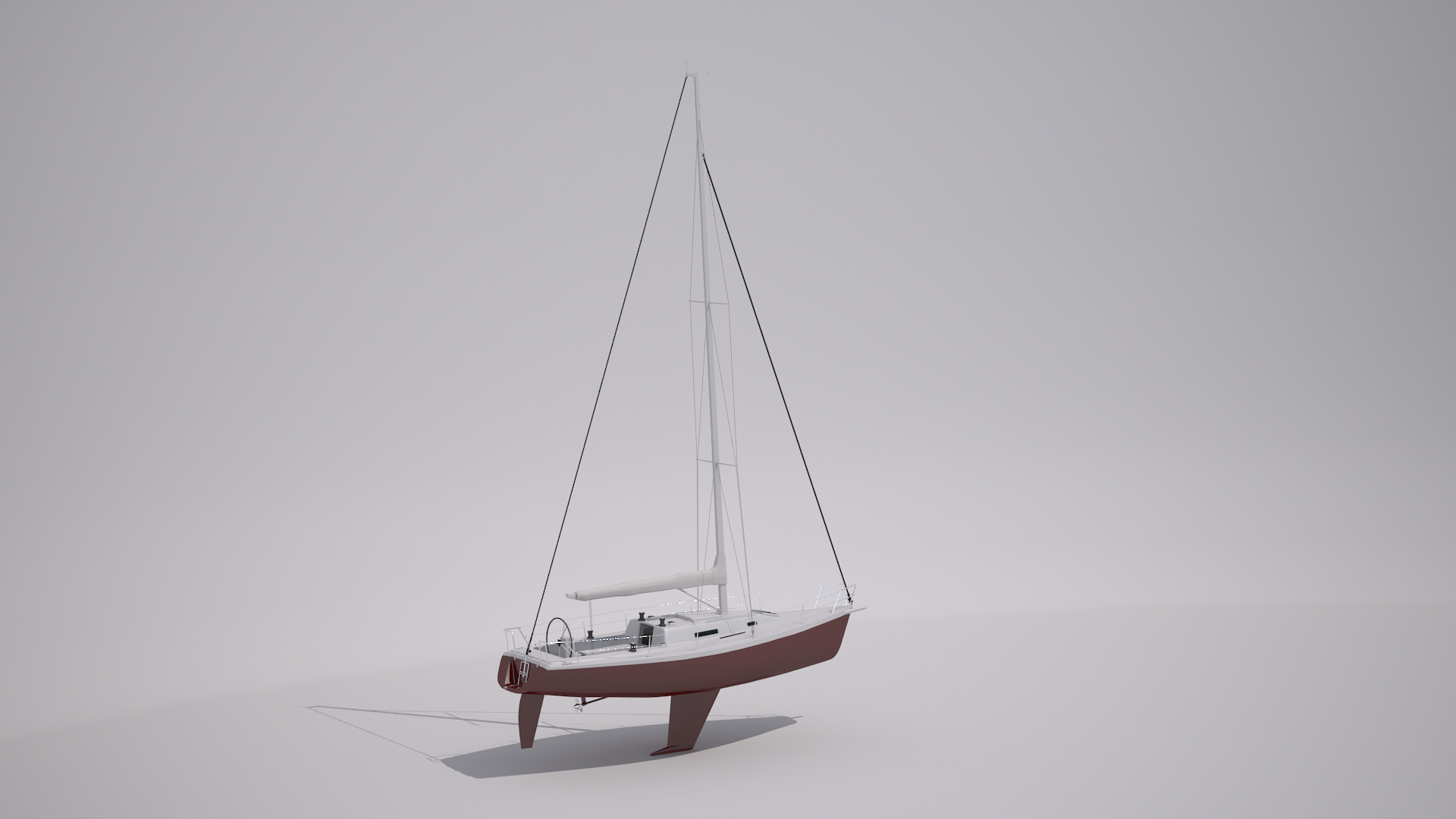 Sailboat J105 3D Model - TurboSquid 1516553