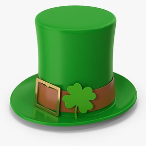 3D Green St Patricks Hat