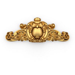 3D carved classic decorative ornament cnc 3d printing stl 10