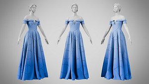 Dress 08 Little Boy Blue With Design