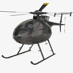 500 md helicopters 3D model