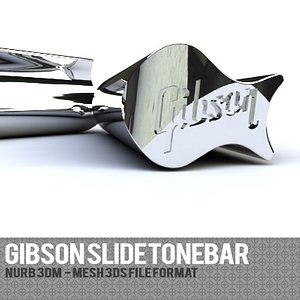 gibson slide tonebar 3d 3ds