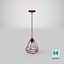 Modern Chandelier Red