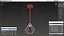 Modern Chandelier Red