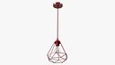 Modern Chandelier Red