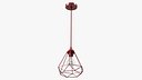 Modern Chandelier Red