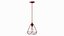 Modern Chandelier Red