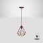 Modern Chandelier Red