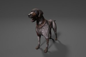 3D model ue4 monster dog