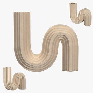 3D model Curve Vase