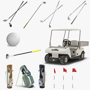 Golf Equipment Collection 2 model