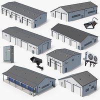 7 Industrial Buildings Collection