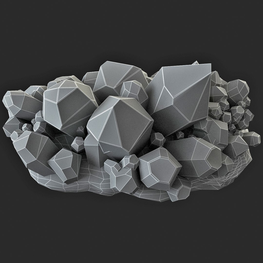 3d Mineral Amethyst Model