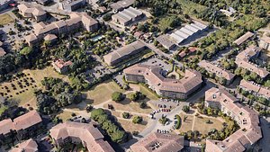 Toulouse City in France 3D model