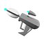 3d  Futuristic Sci-Fi Assault Pistol lowpoly icon