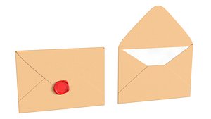Envelope Open and Close PBR 5 3D model