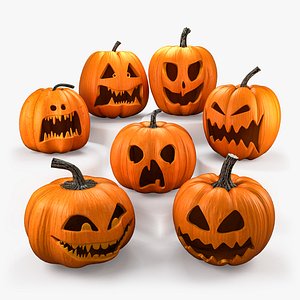 Halloween Pumpkins set