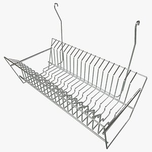 3D Red Dish Drainer - TurboSquid 2026186