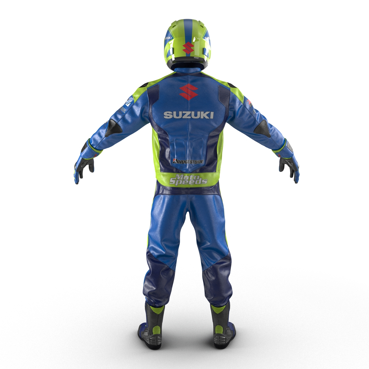 3d model moto gear