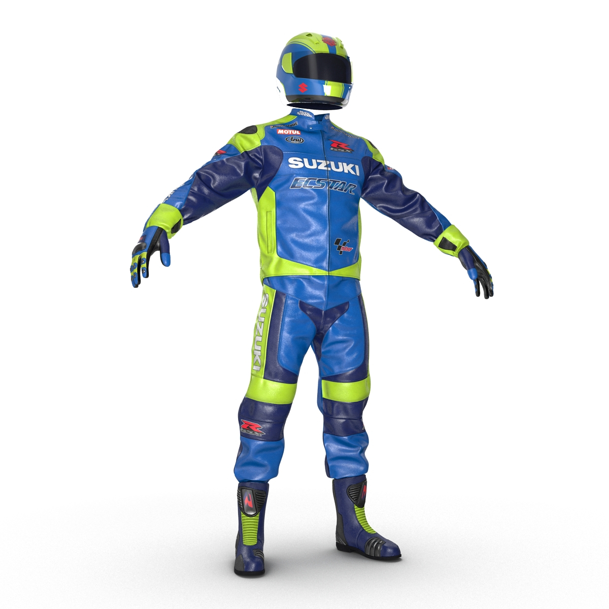 3d model moto gear