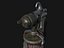 Pistola de pintura Vintage DEVILBISS Low-poly