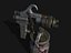 Pistola de pintura Vintage DEVILBISS Low-poly