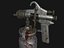 Pistola de pintura Vintage DEVILBISS Low-poly
