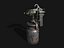 Pistola de pintura Vintage DEVILBISS Low-poly