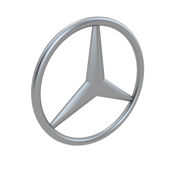 Modello 3D Logo Mercedes Benz - TurboSquid 1384026
