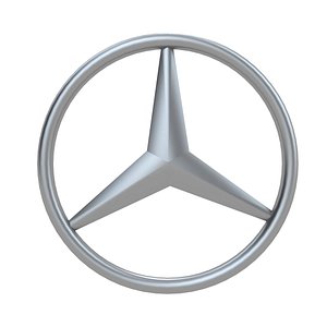 mercedes benz logo 3D model