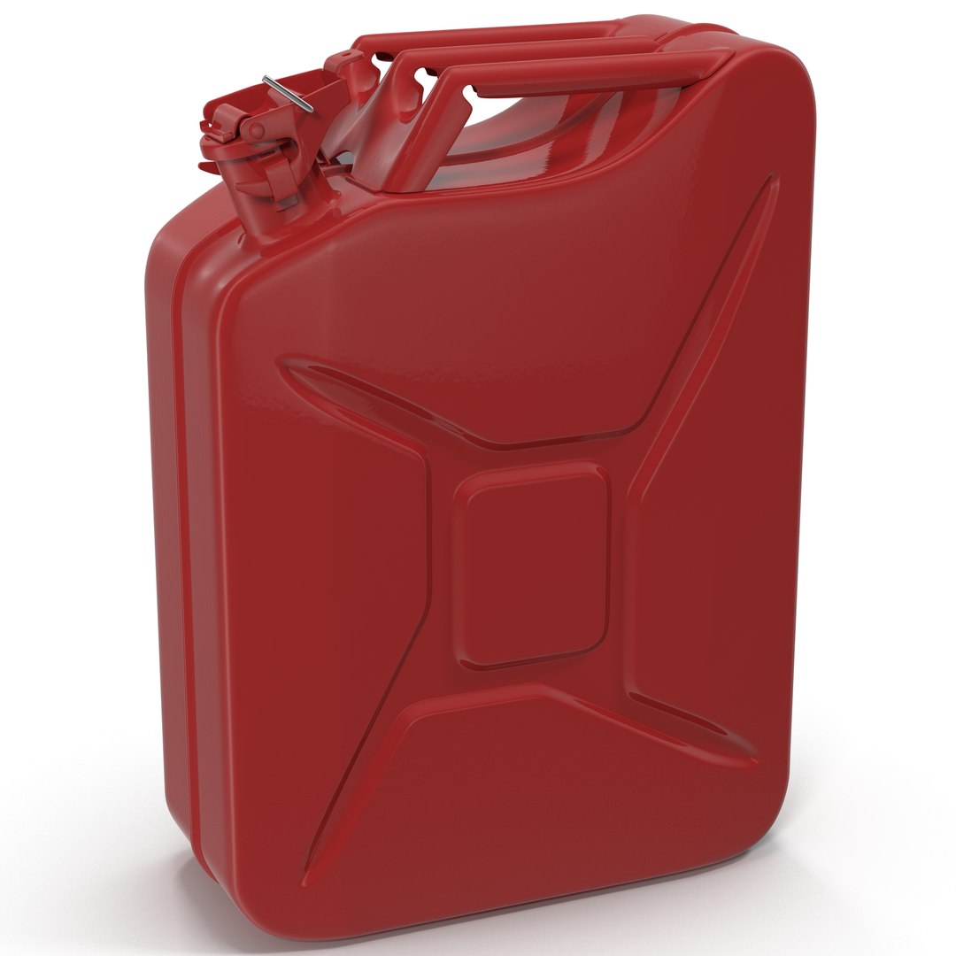 Gas Can Red 3D model preview