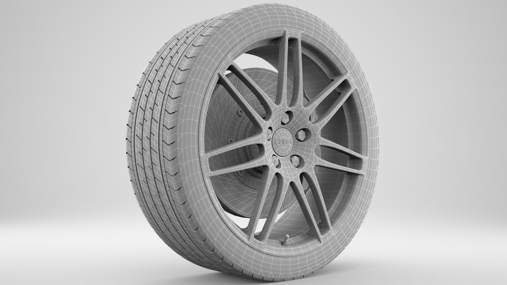 Car Rim Rs4 3D Model - TurboSquid 1345764