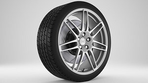 car rim rs4 3D model