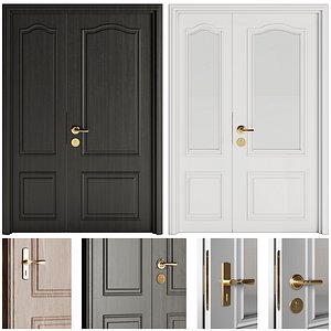 3D Set Classic Door01