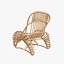 Boucle rattan armchair Kok Maison 627_1