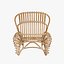 Boucle rattan armchair Kok Maison 627_1