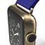 Apple Watch金色42毫米柔软蓝色皮革2 3D模型